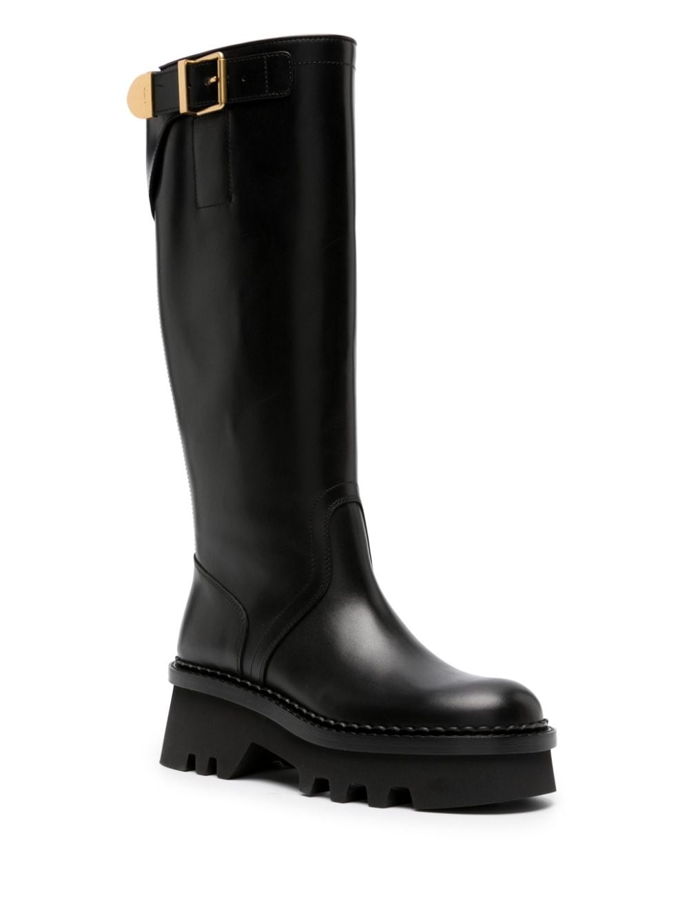 Owena knee-high leather boots - 2