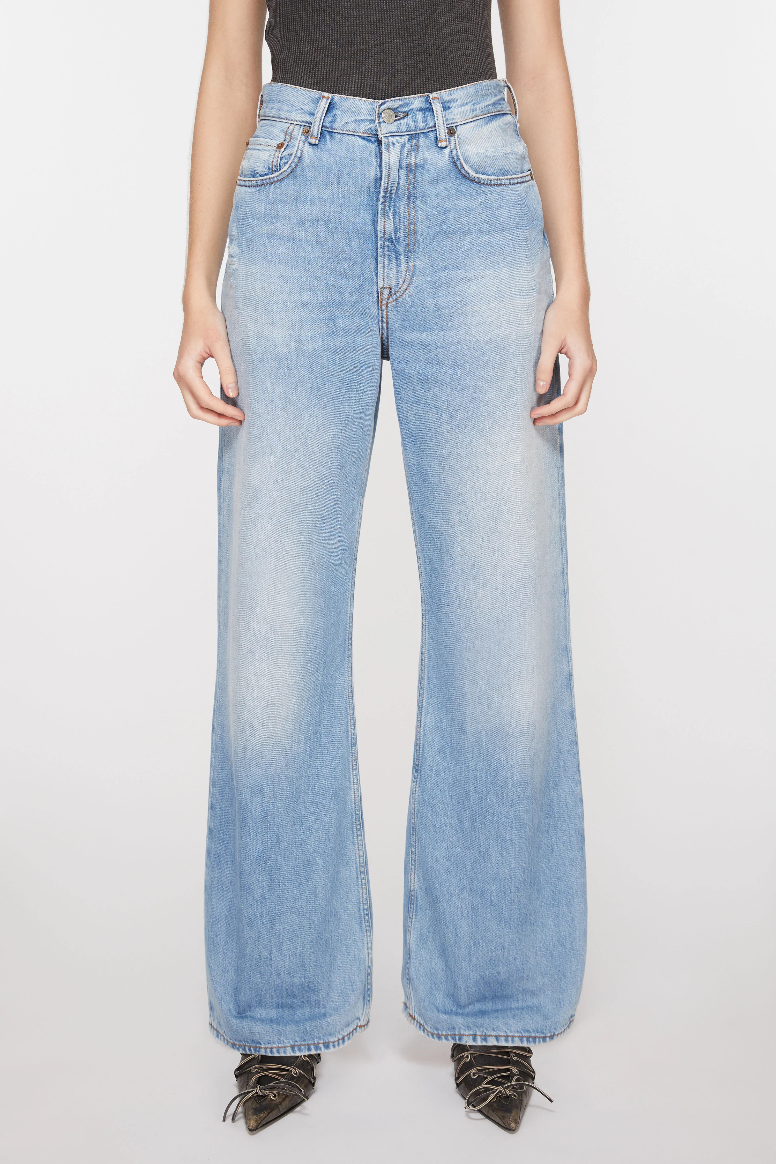 Relaxed fit jeans - 2022F - Light blue - 3