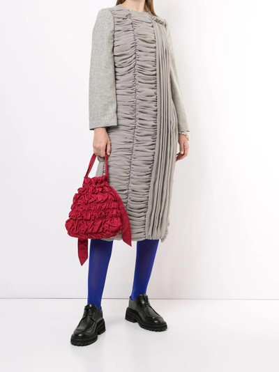 Comme Des Garçons draped midi dress outlook