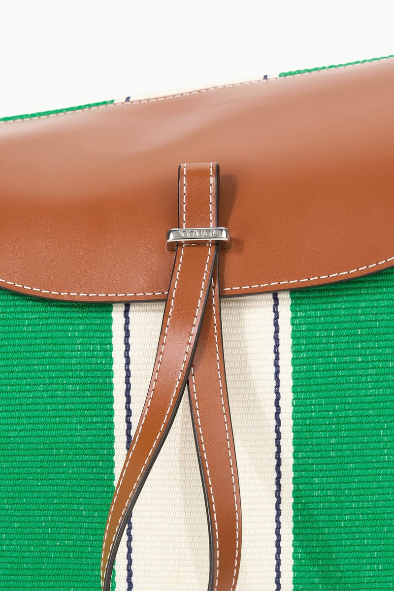STAUD MIA SHOULDER BAG BUNGALOW STRIPE 6