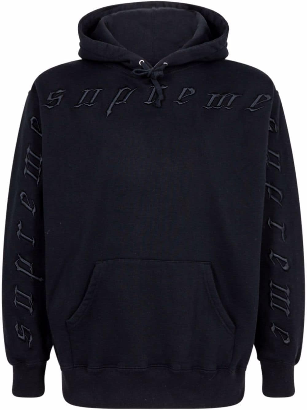 logo embroidery hoodie - 1