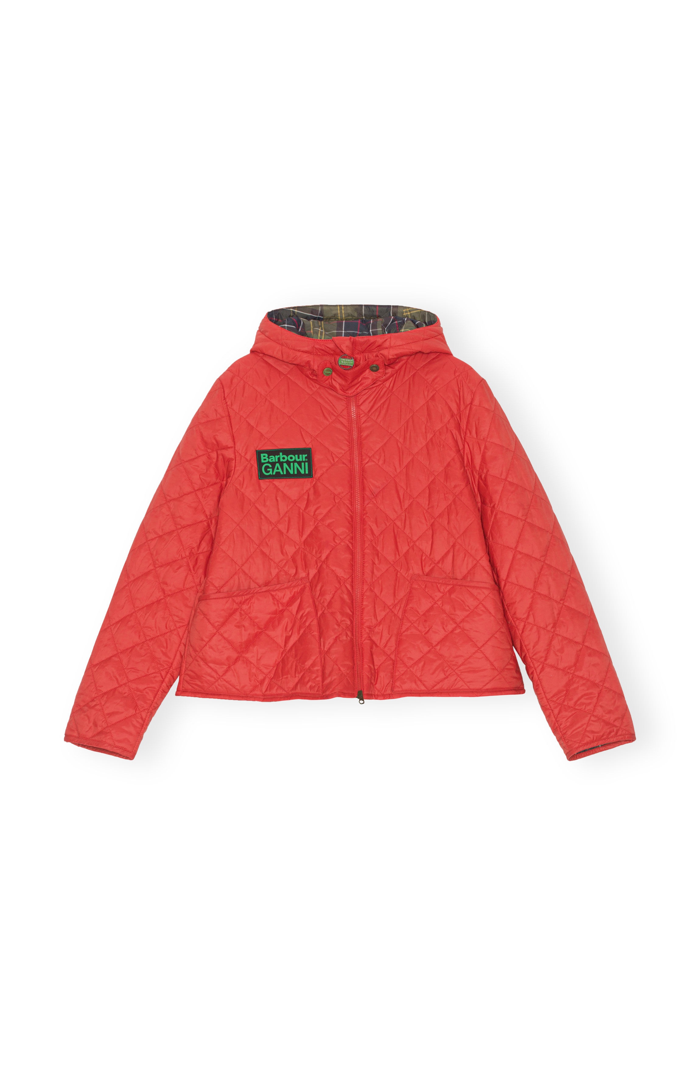 GANNI X BARBOUR REVERSIBLE LIDDESDALE JACKET - 1