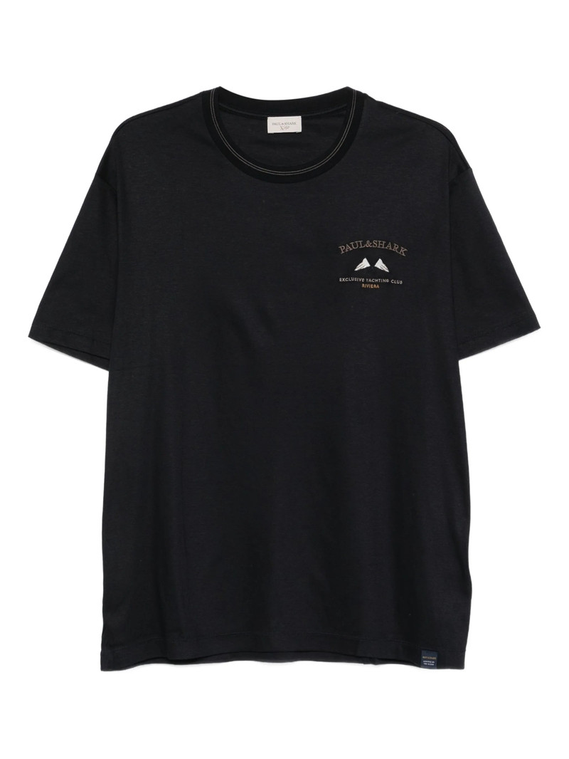 Paul & Shark 로고 세부 사항 Crew-neck 티셔츠 1