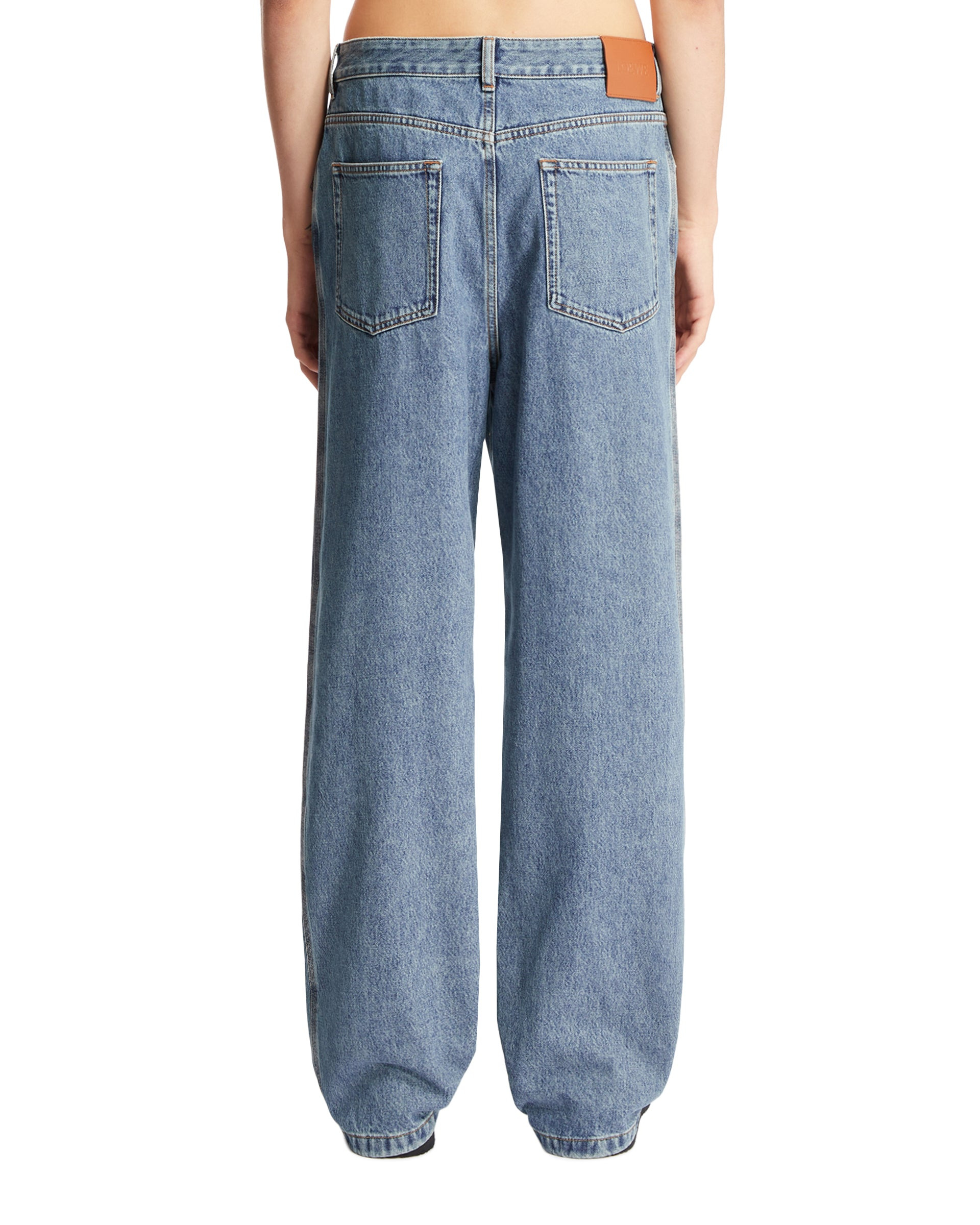 Blue Anagram Baggy Jeans - 3