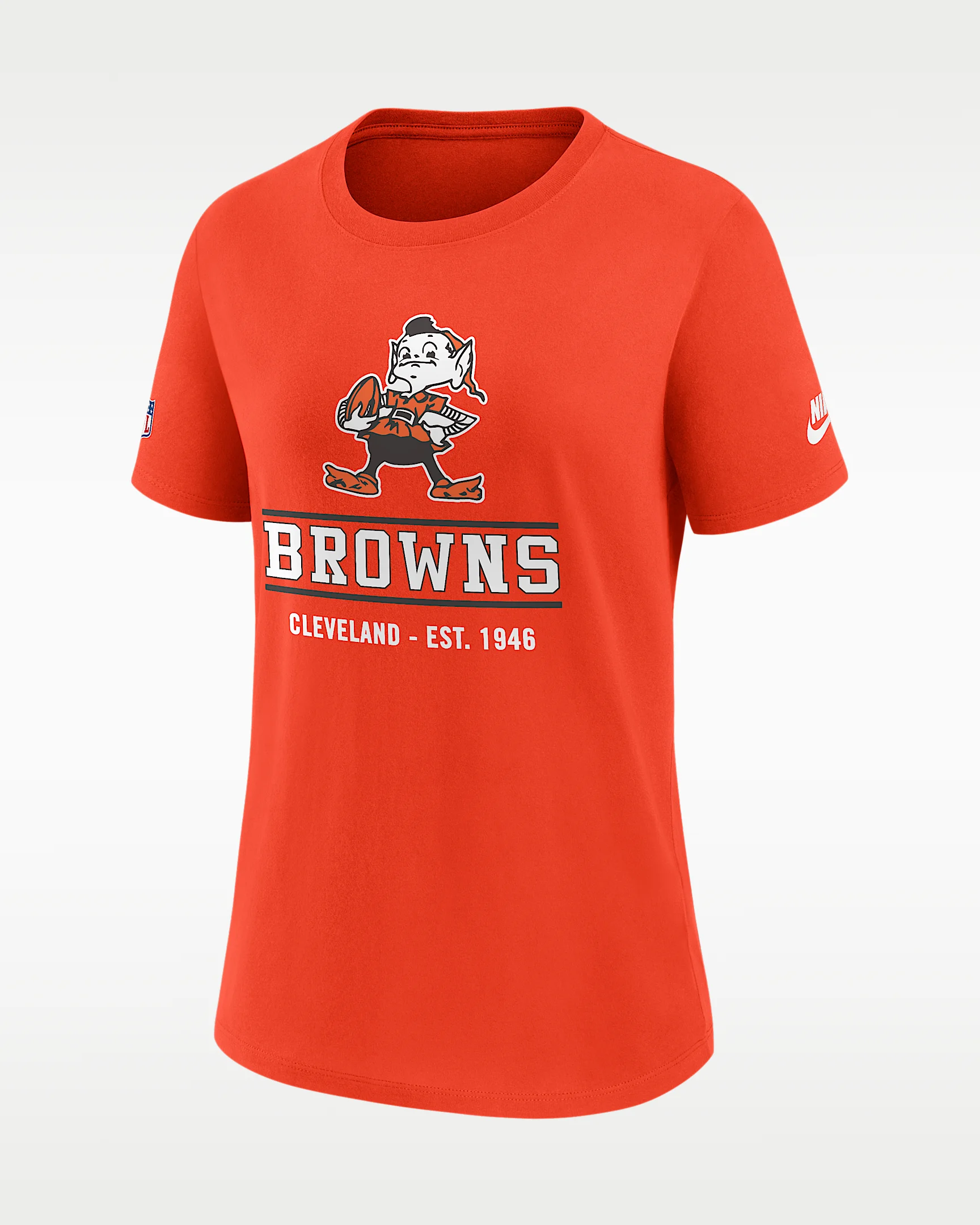 Cleveland Browns Sideline Alt Women's Nike Dri-FIT NFL T-Shirt - 1