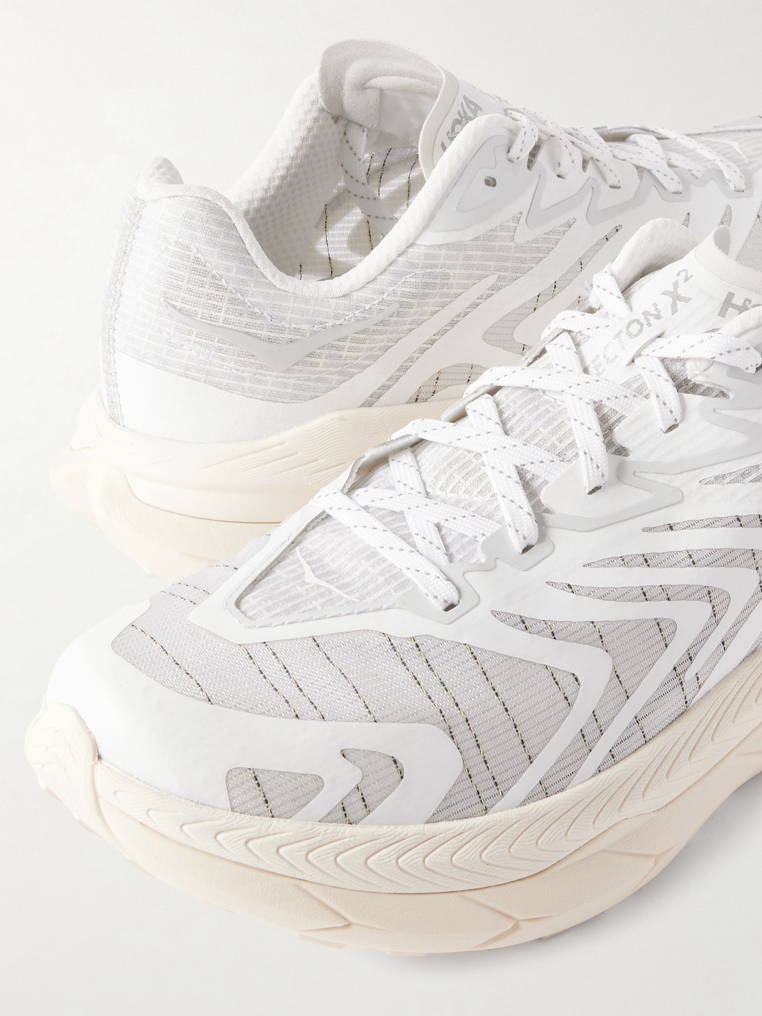 Tecton X 2 TS Rubber-Trimmed Mesh Sneakers White - 5
