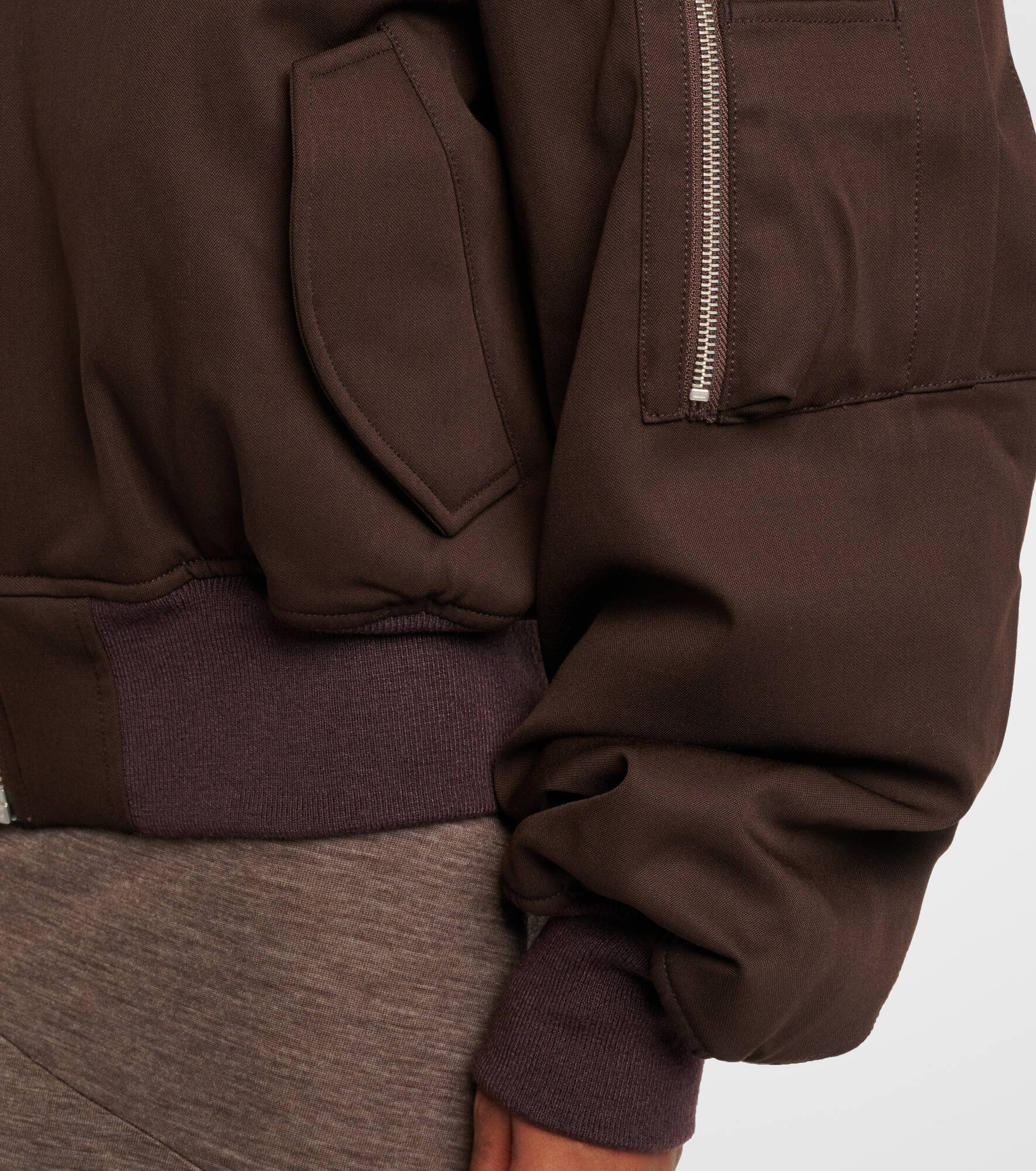 Wool bomber jacket - 5