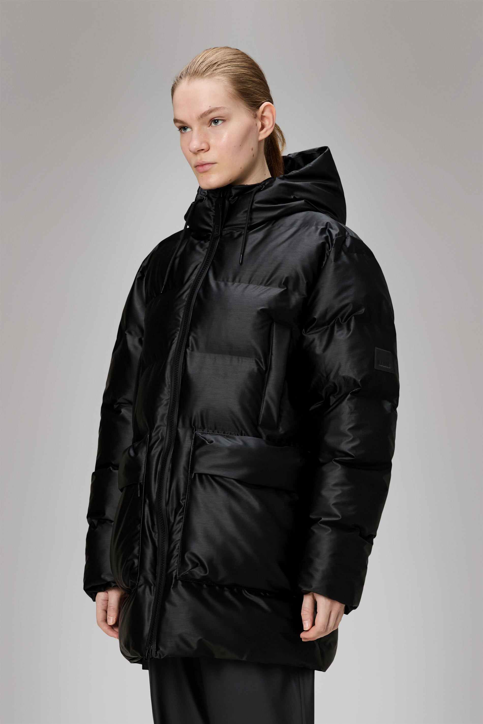 Alta Long Puffer Cargo Jacket - 5
