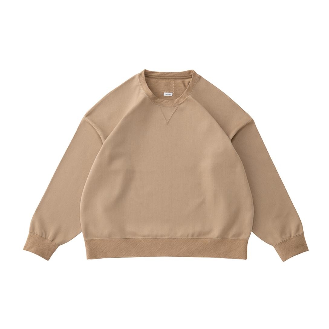 AMPLUS CREW L/S BEIGE - 1