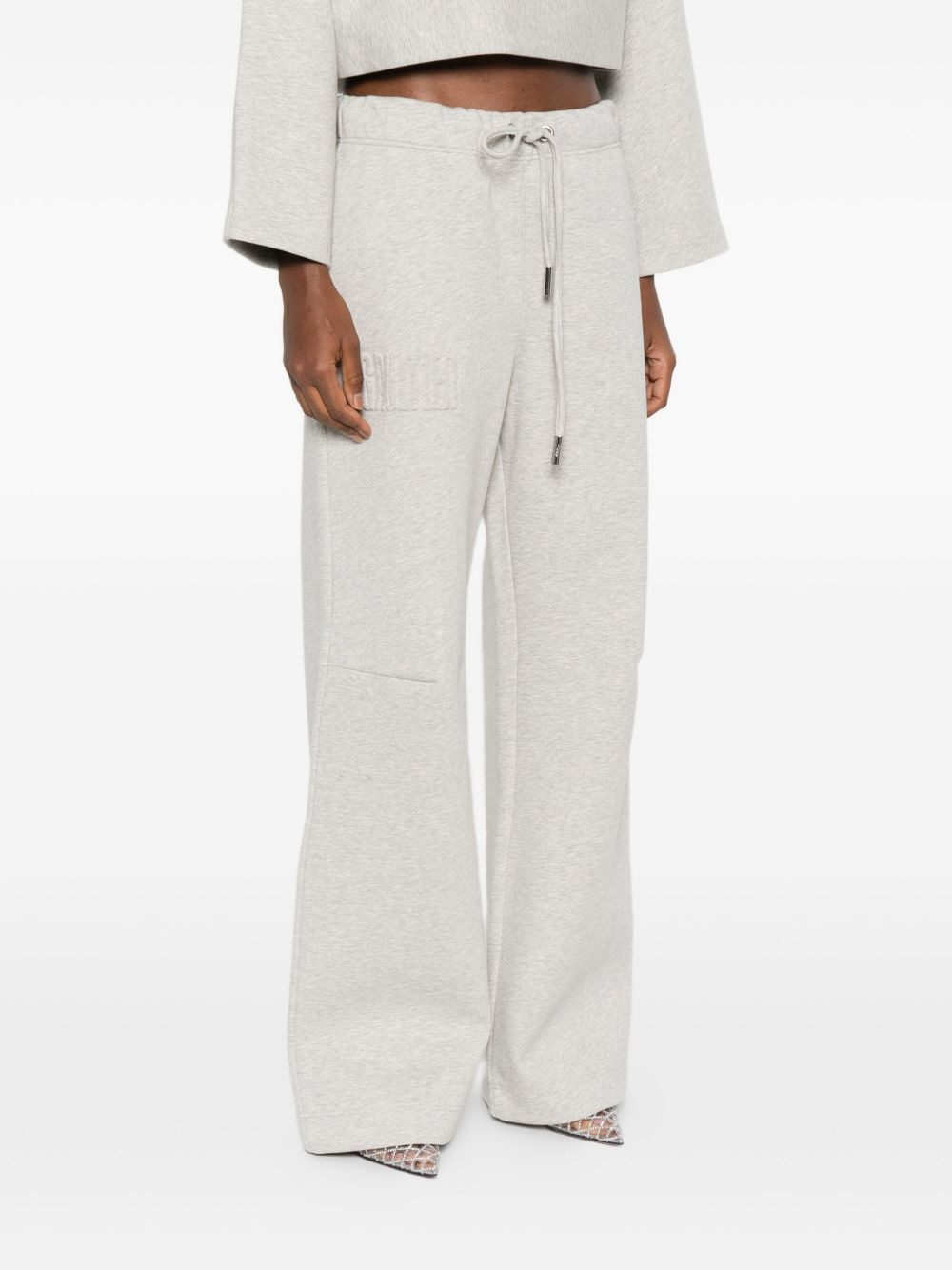 drawstring-cuffed track pants - 3