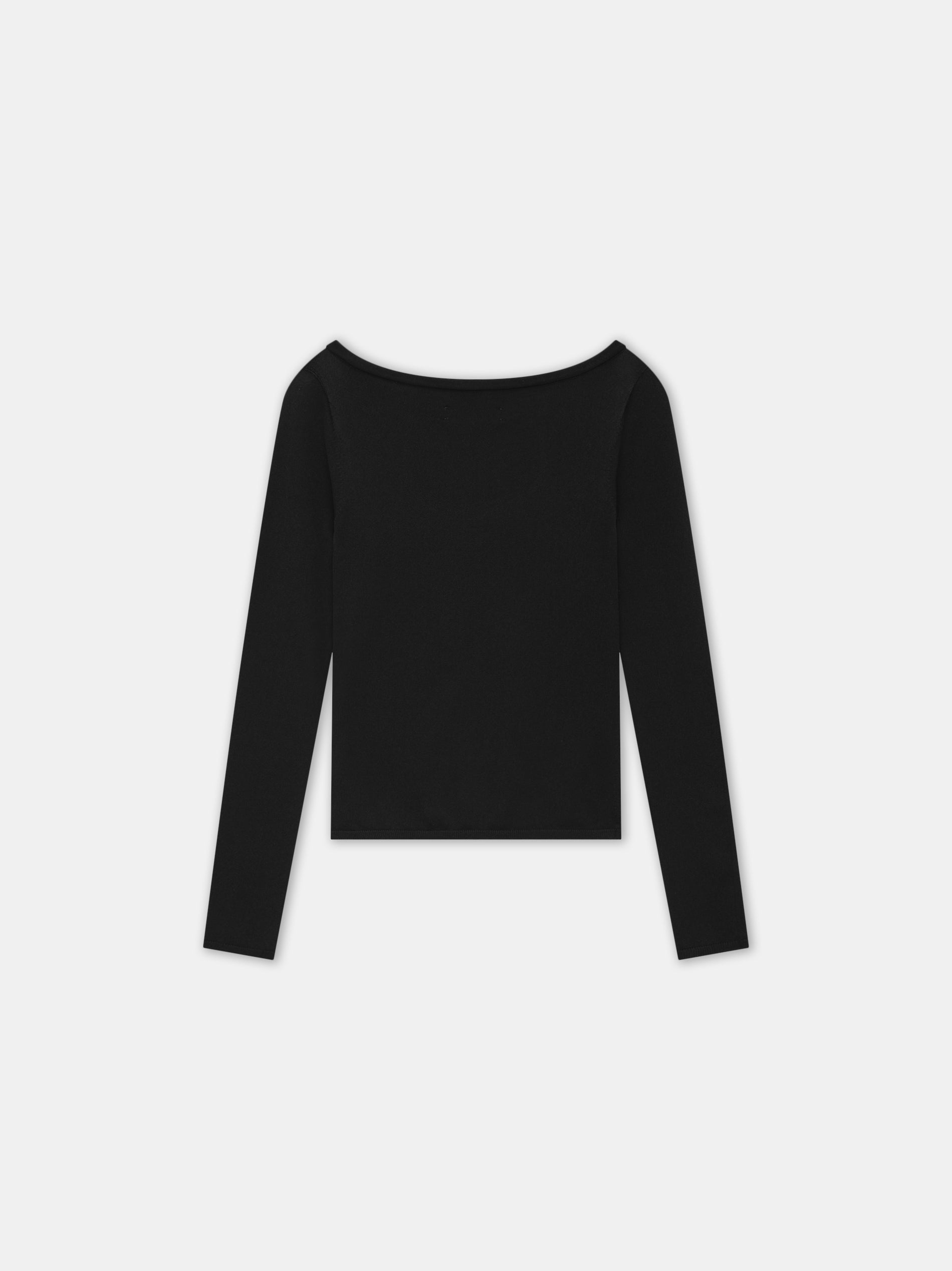 WOMEN'S LONG SLEEVE KEYHOLE TOP - 3