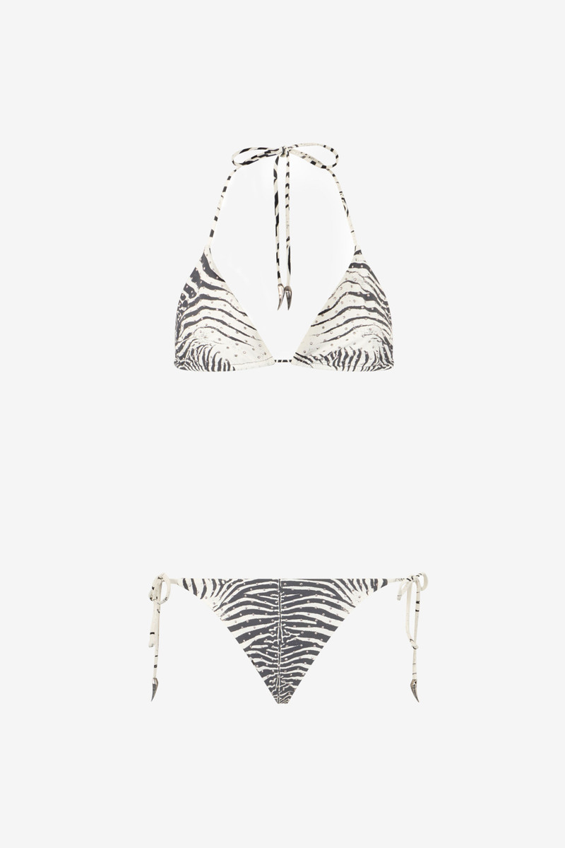 Zebra-Print Bikini 1