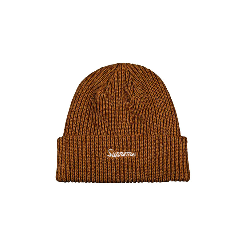 Supreme Loose Gauge Beanie 'Tan' - 1
