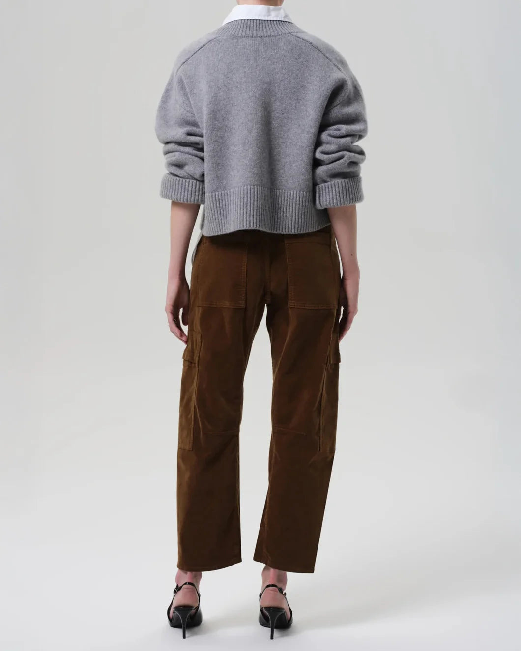 MARCELLE LOW SLUNG EASY CARGO CORDUROY - 4