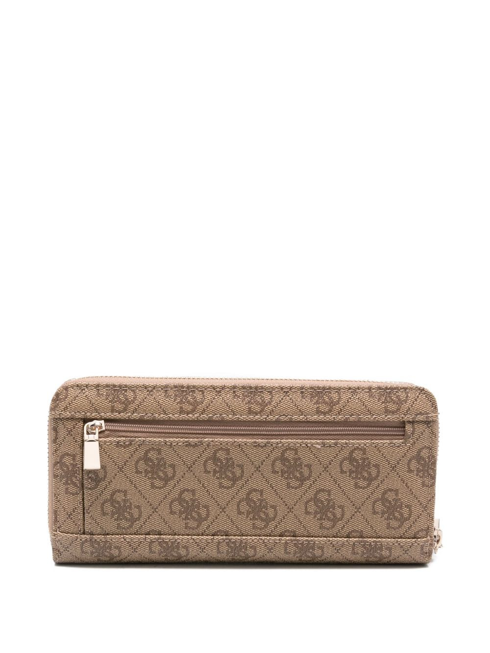 logo-plaque zip-around wallet - 2