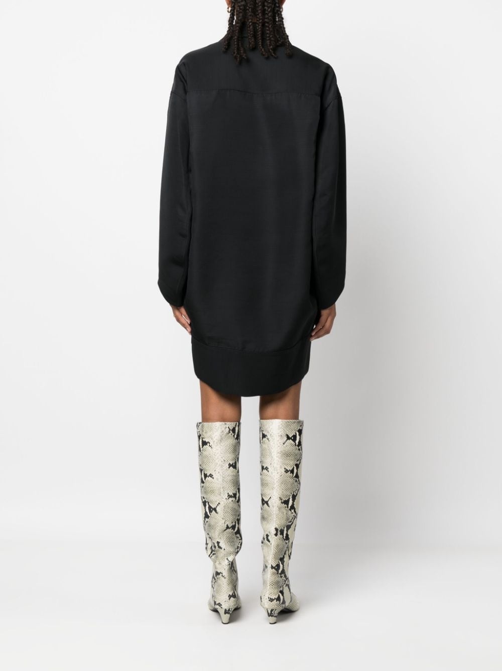 The Kal faille mini shirtdress - 4