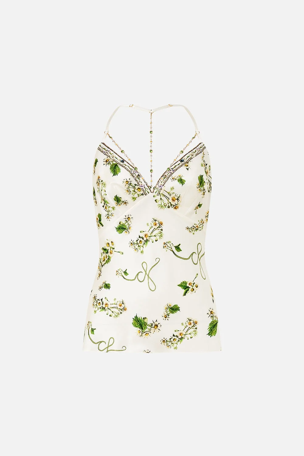 CHAIN DETAIL BIAS CAMI - 1