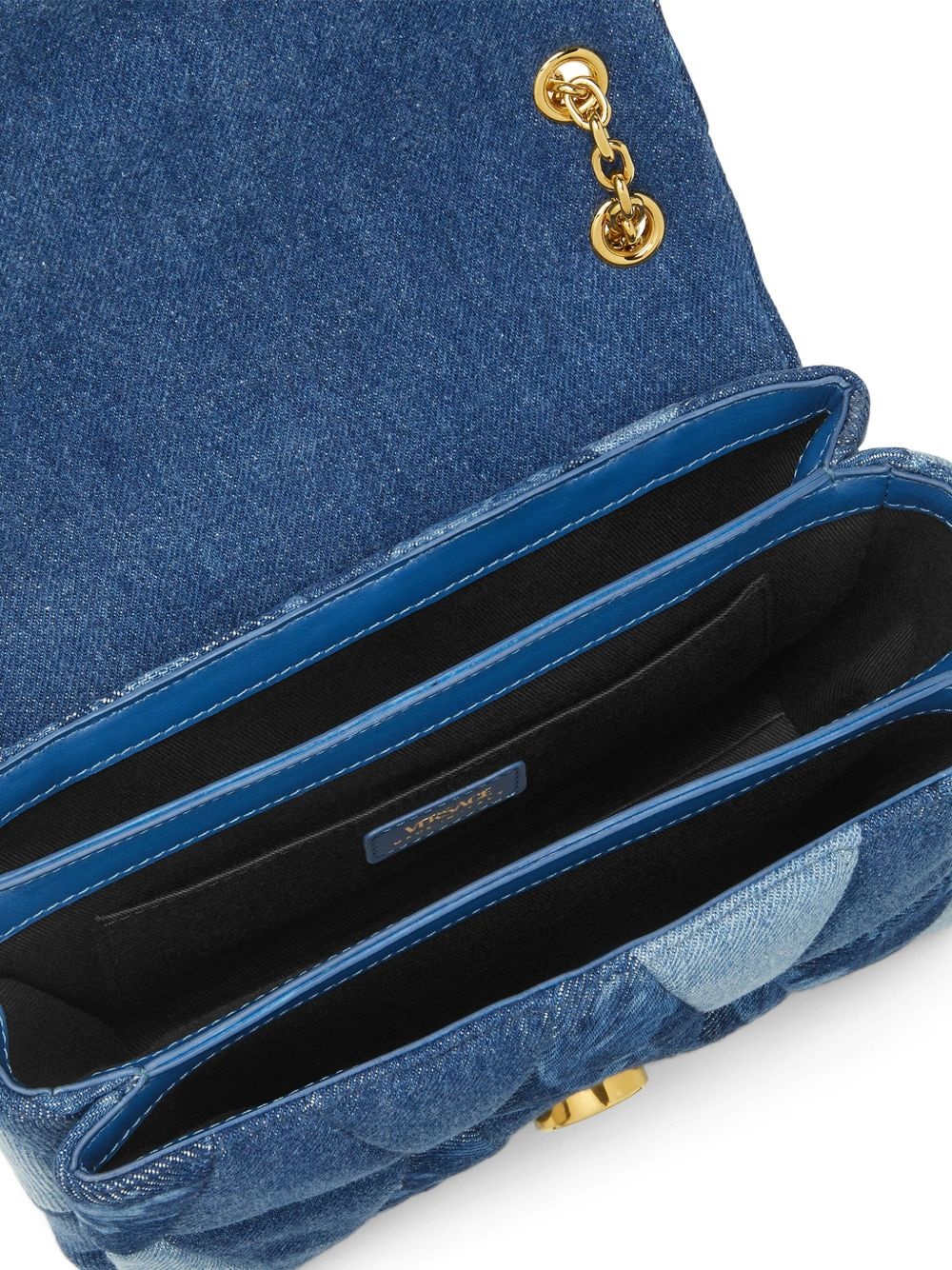 Kleio denim quilted shoulder bag - 4