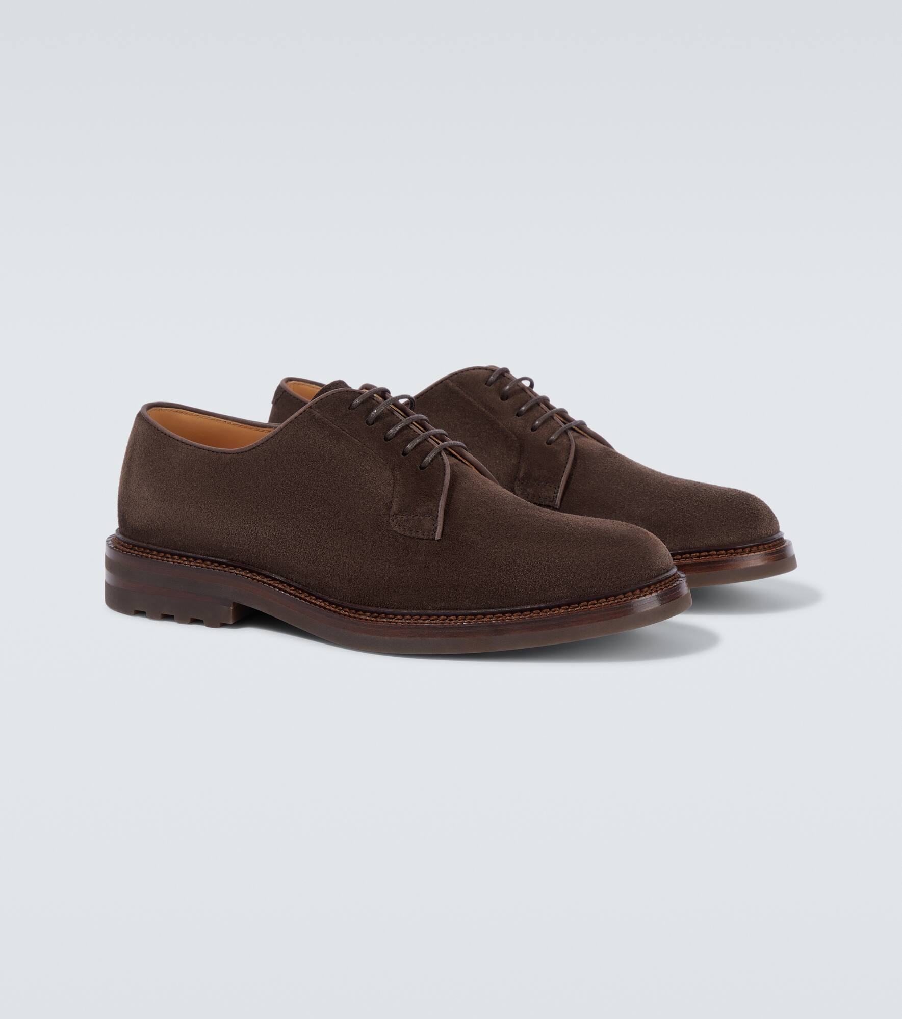 Suede Derby shoes - 5