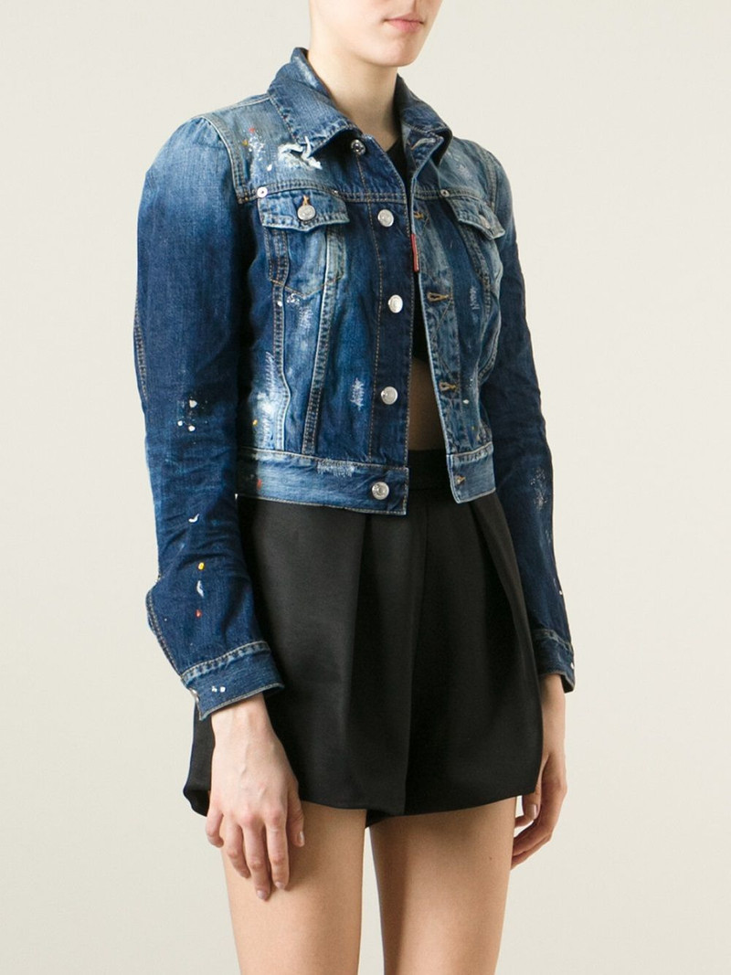 cropped denim jacket 3