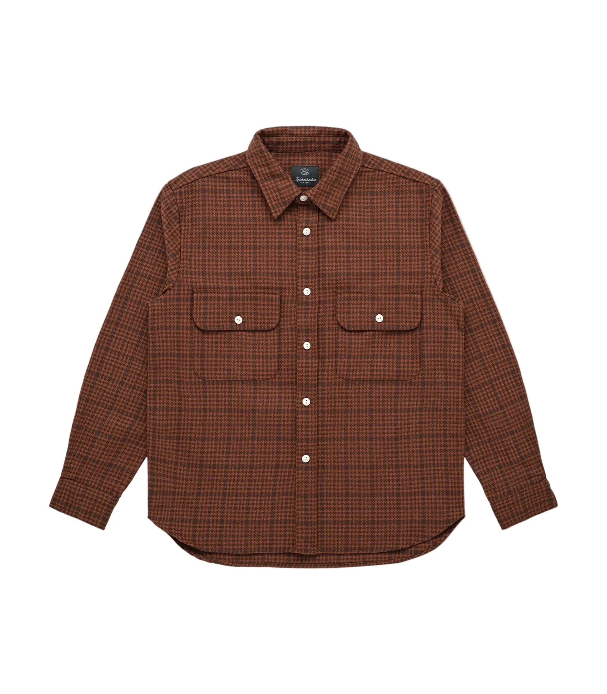 Brother Flannel Brown & Red Plaid - 1