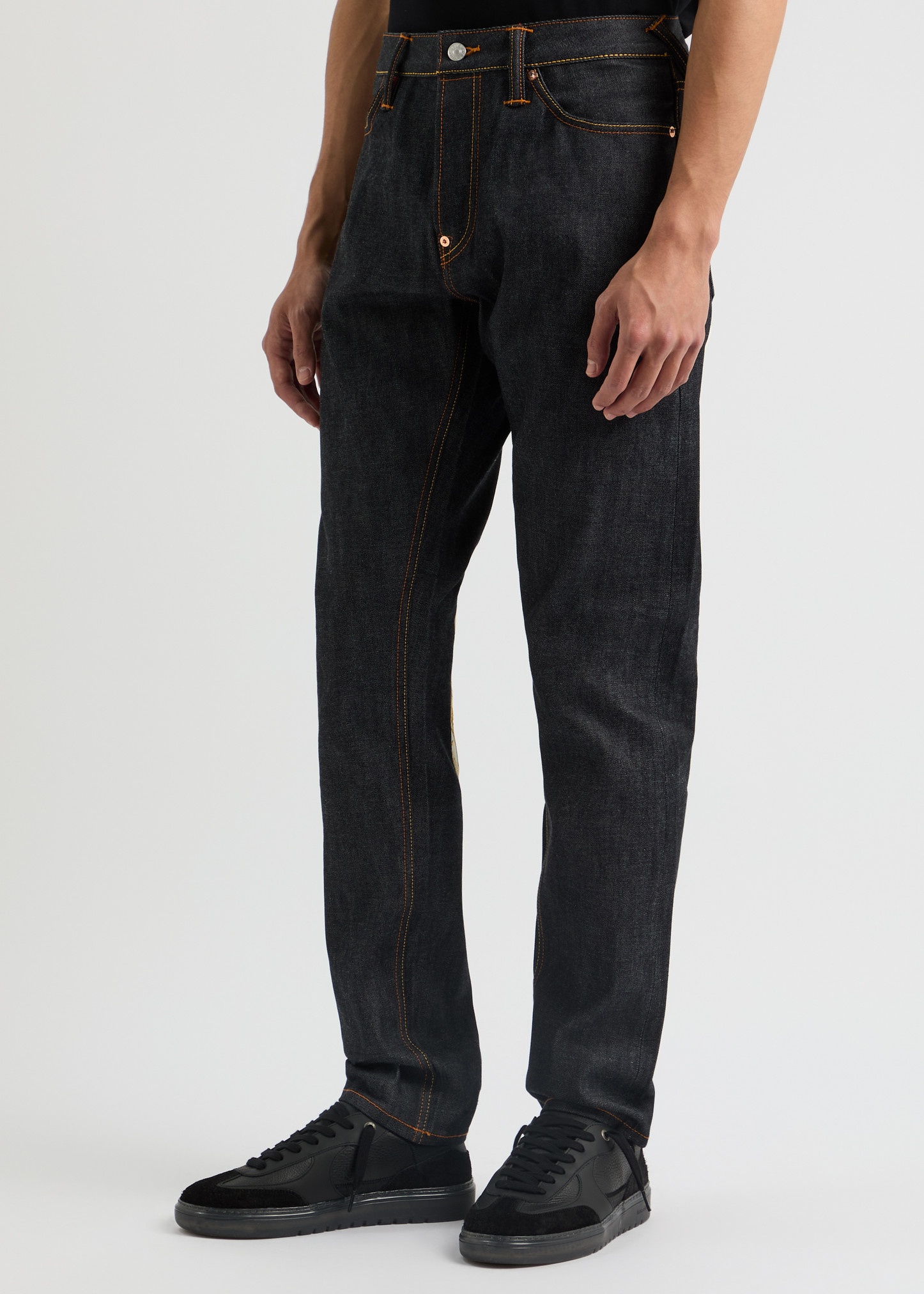 Kamon Daicock printed slim-leg jeans - 2