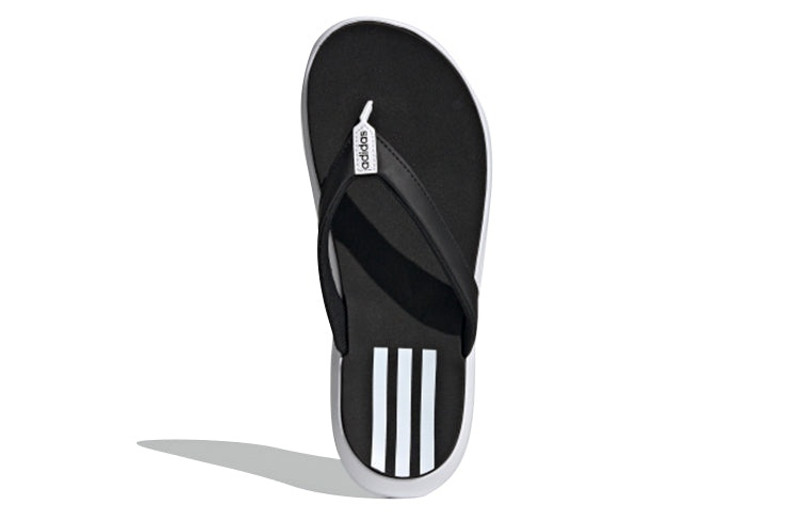 adidas (WMNS) adidas Comfort Flip Flop 'White Black' FY8656 outlook