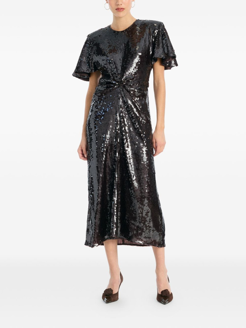 ROTATE sequin-embellishment midi dress outlook
