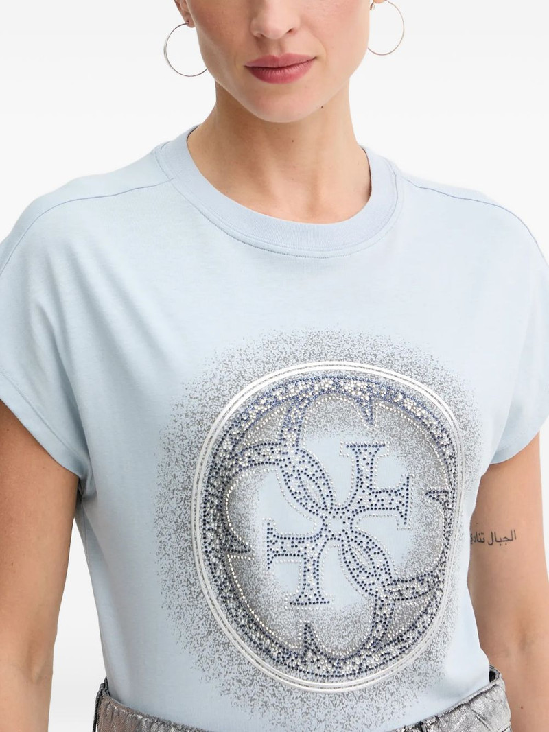 4G embellished short-sleeve T-shirt 4