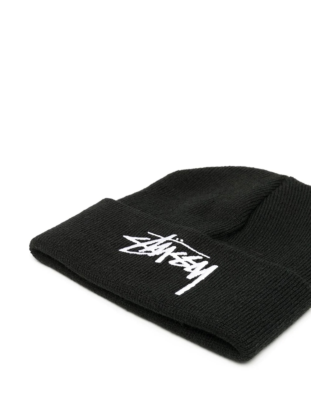 embroidered logo beanie - 2