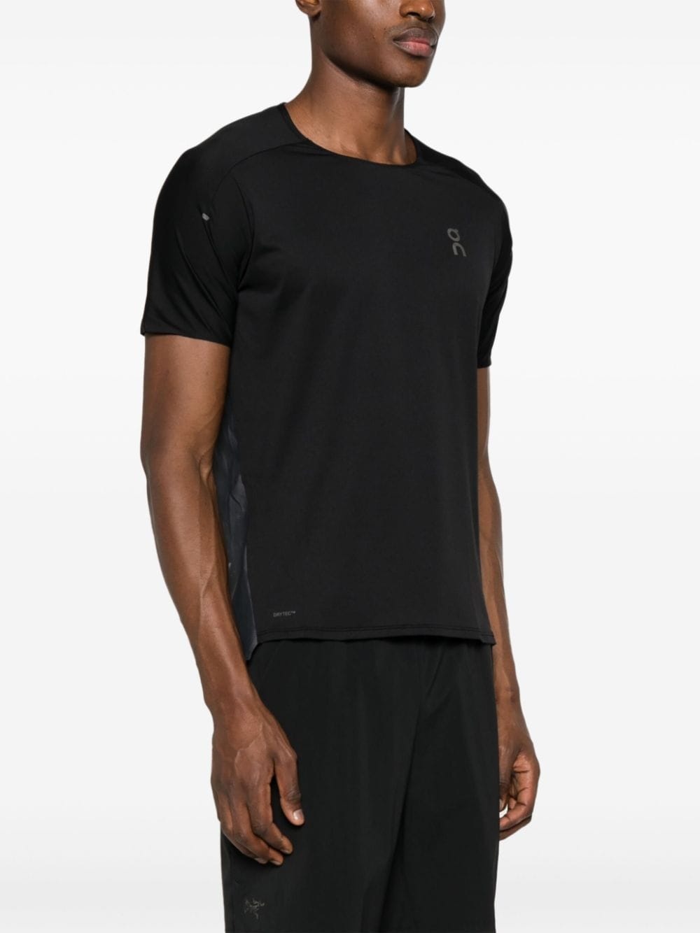 Performance-T panelled-design T-shirt - 3