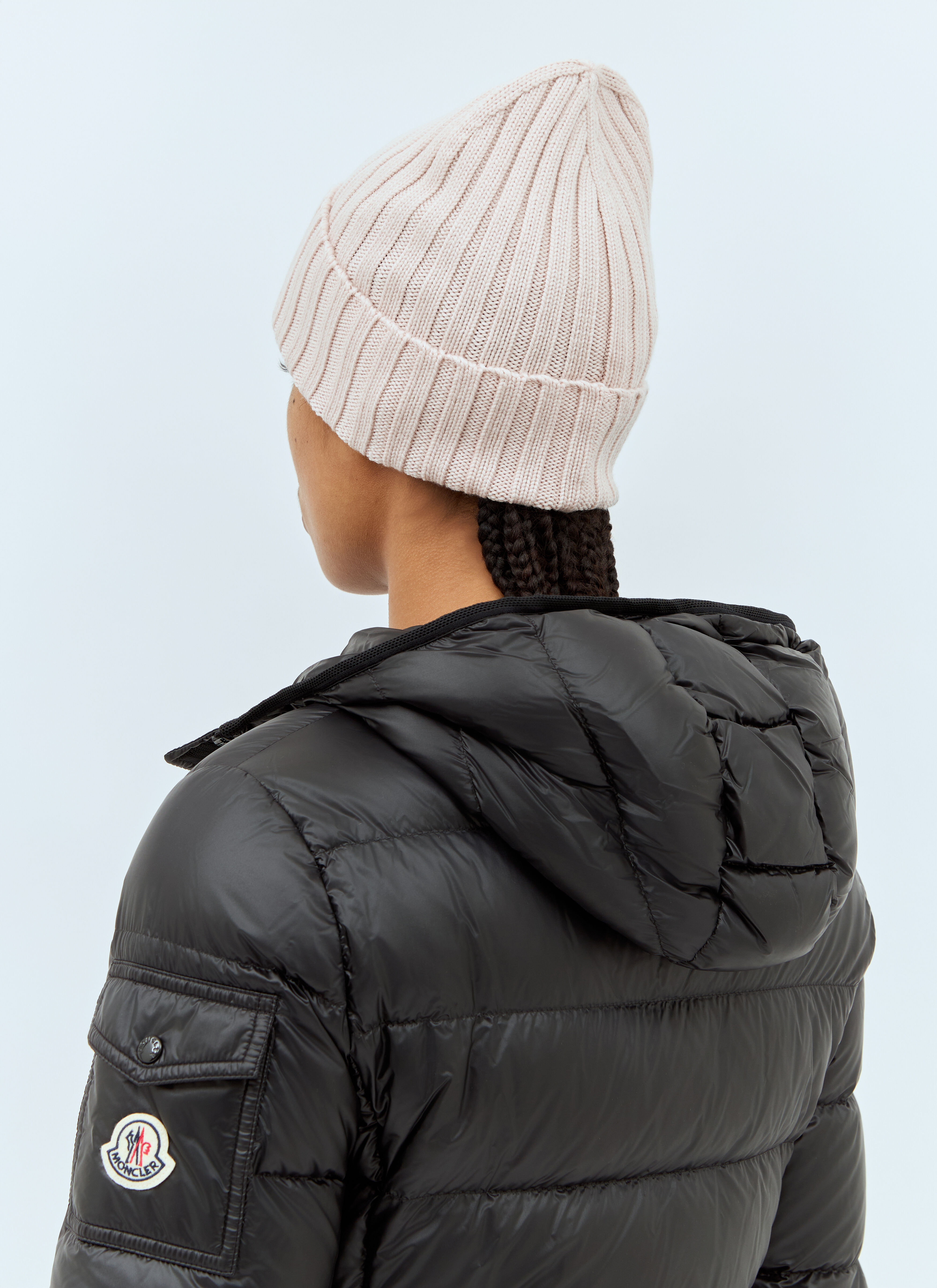 Logo Patch Beanie Hat - 4