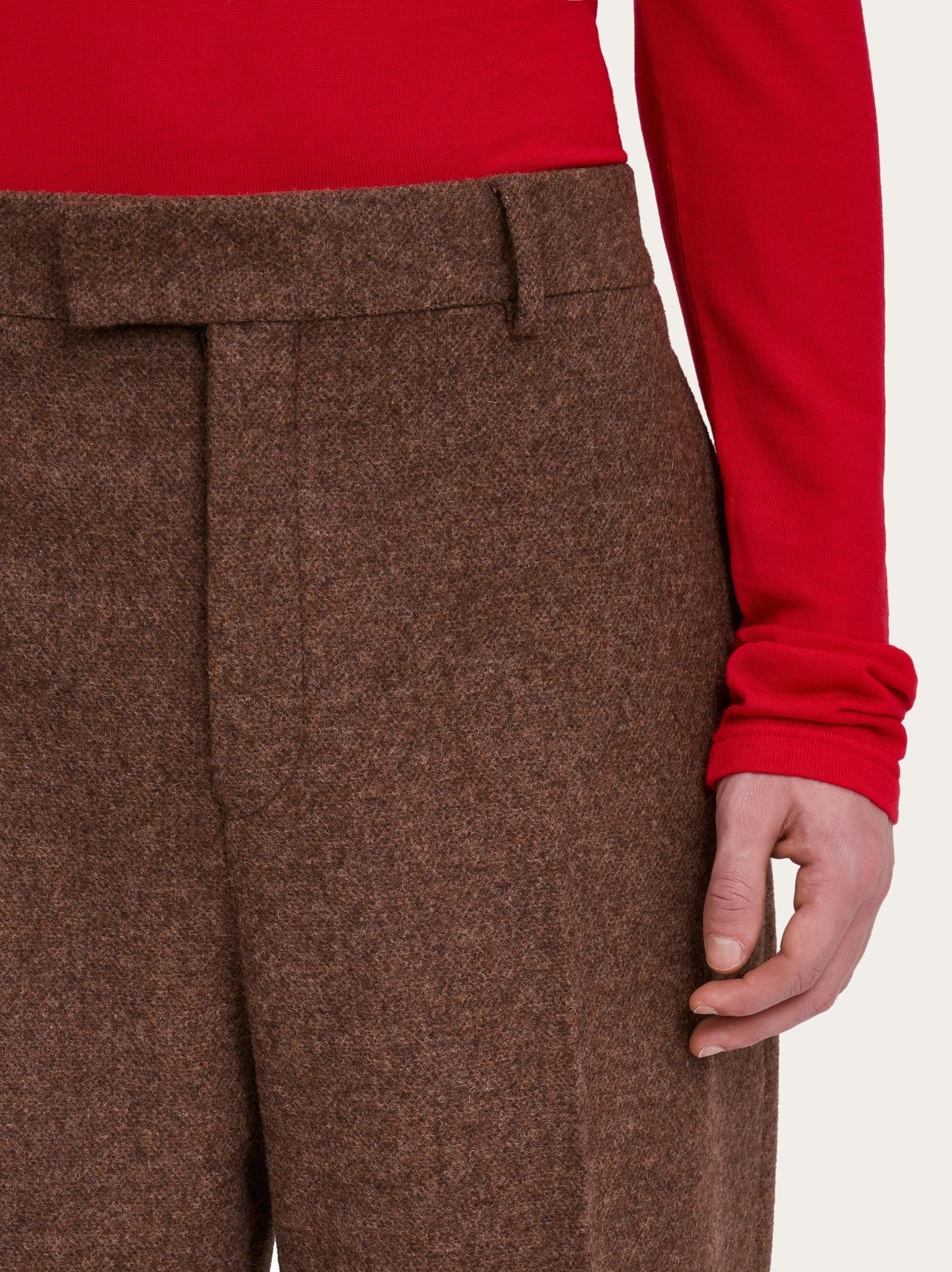 Virgin wool tailored trouser - 5