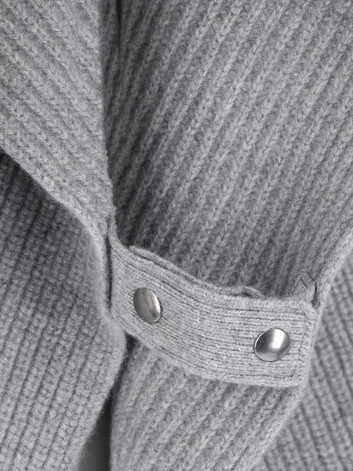 VIRGIN WOOL AND CASHMERE CAPE - 3