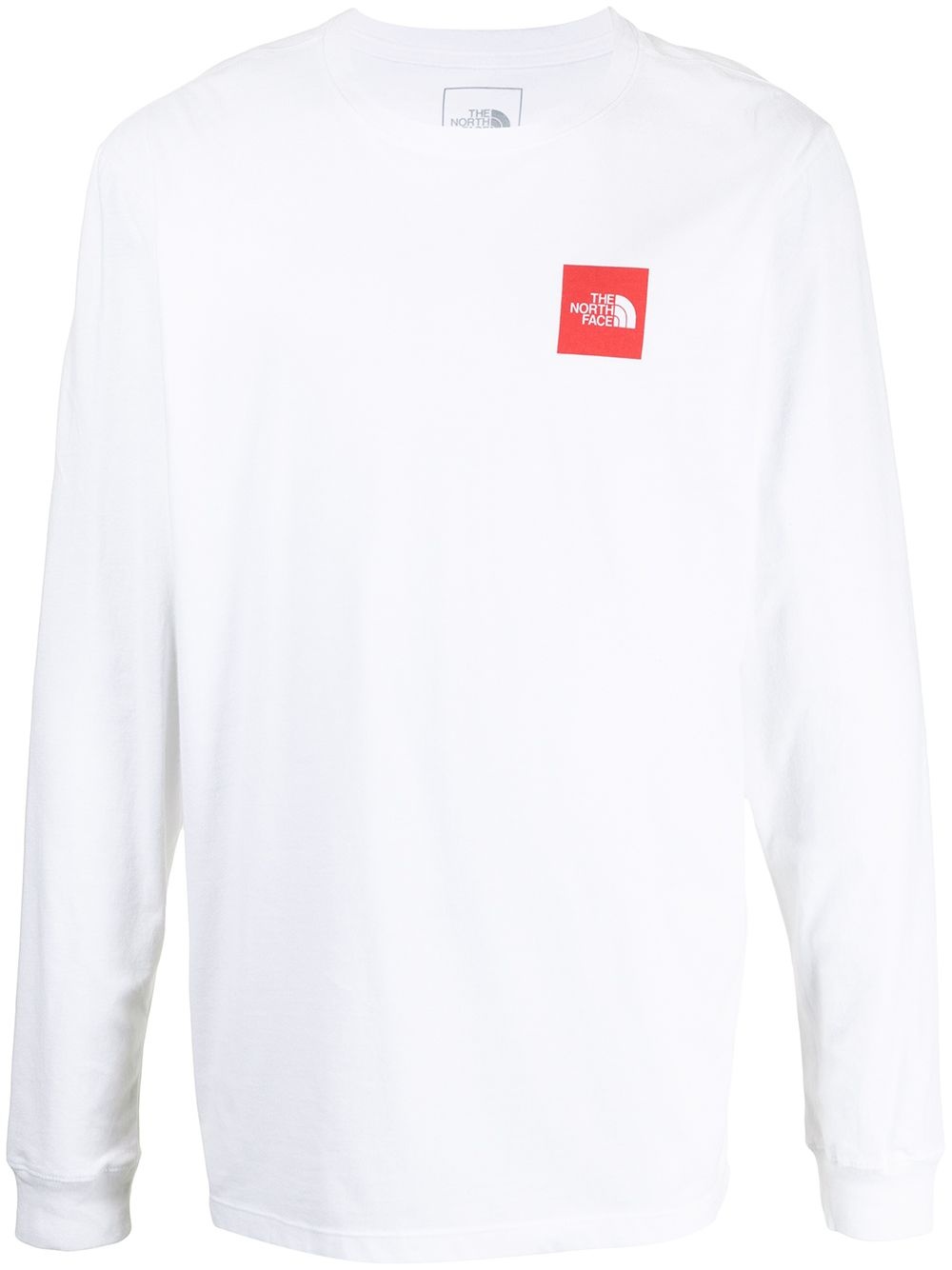 logo-print long-sleeved T-shirt - 1