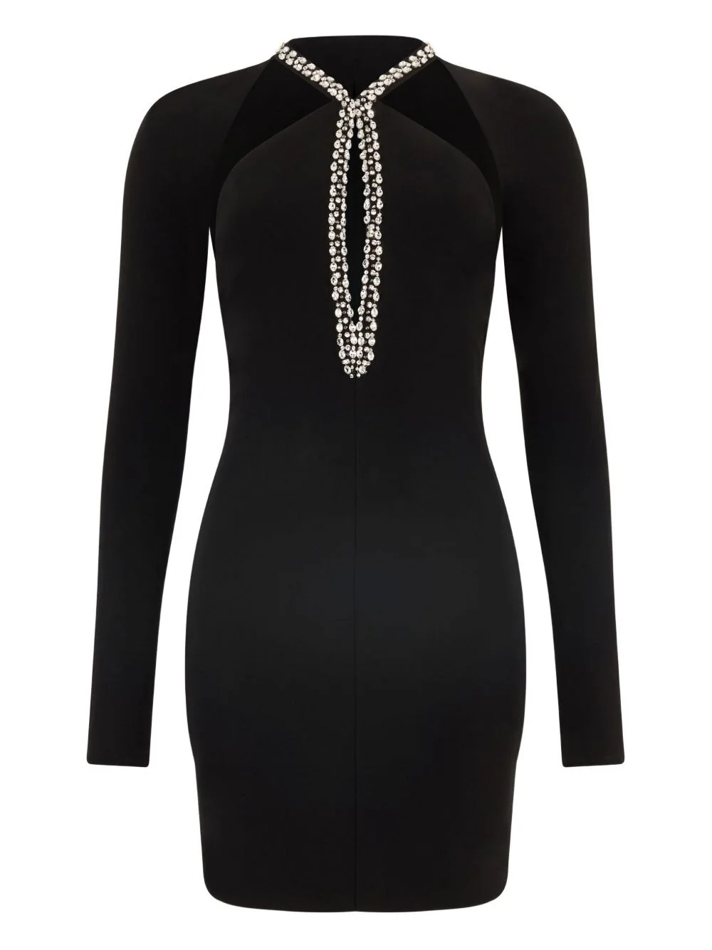 cut-out mini dress - 1