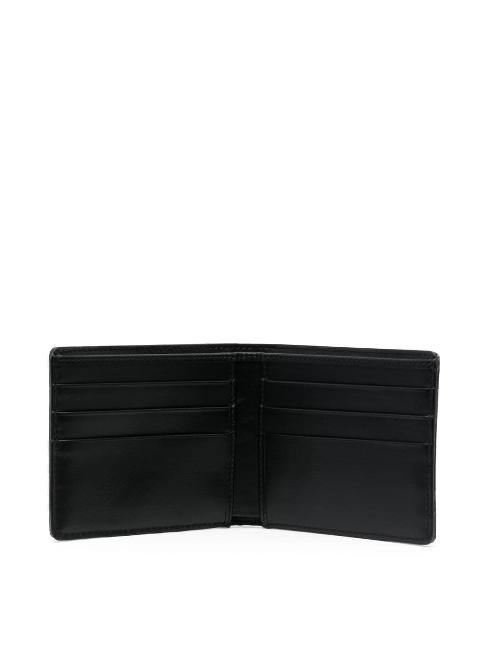 logo jacquard bi-fold wallet - 3