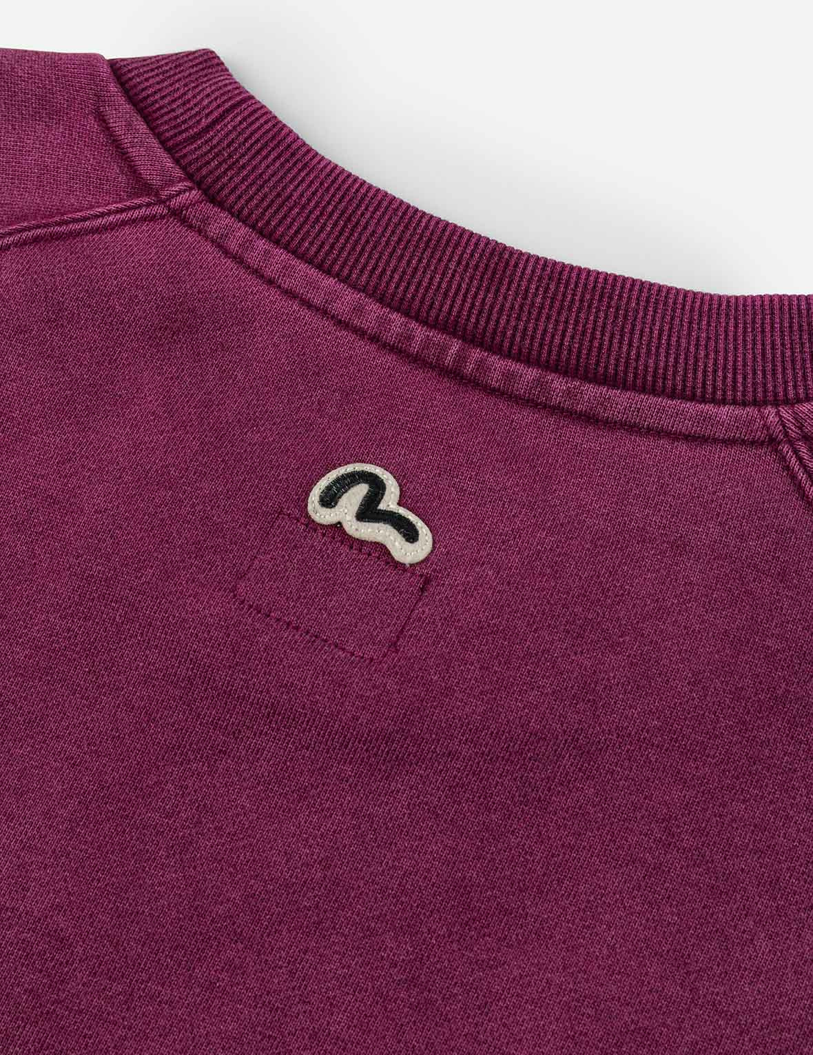 American "Ebisu" Patch and Seagull Embroidery Relax Fit Sweatshirt - 9