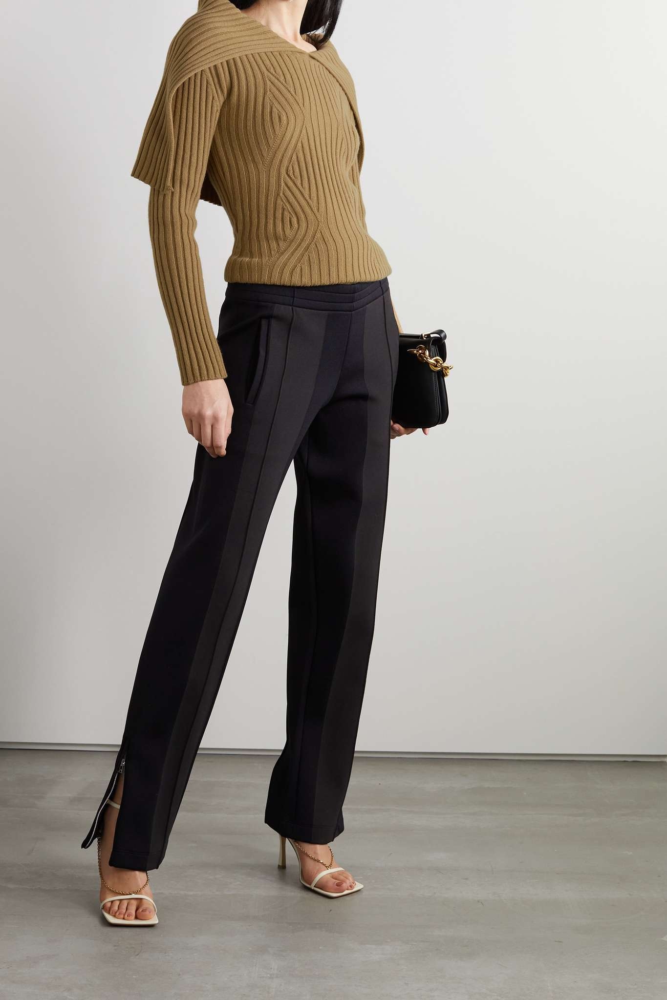 Ribbed wool and cashmere-blend sweater - 2