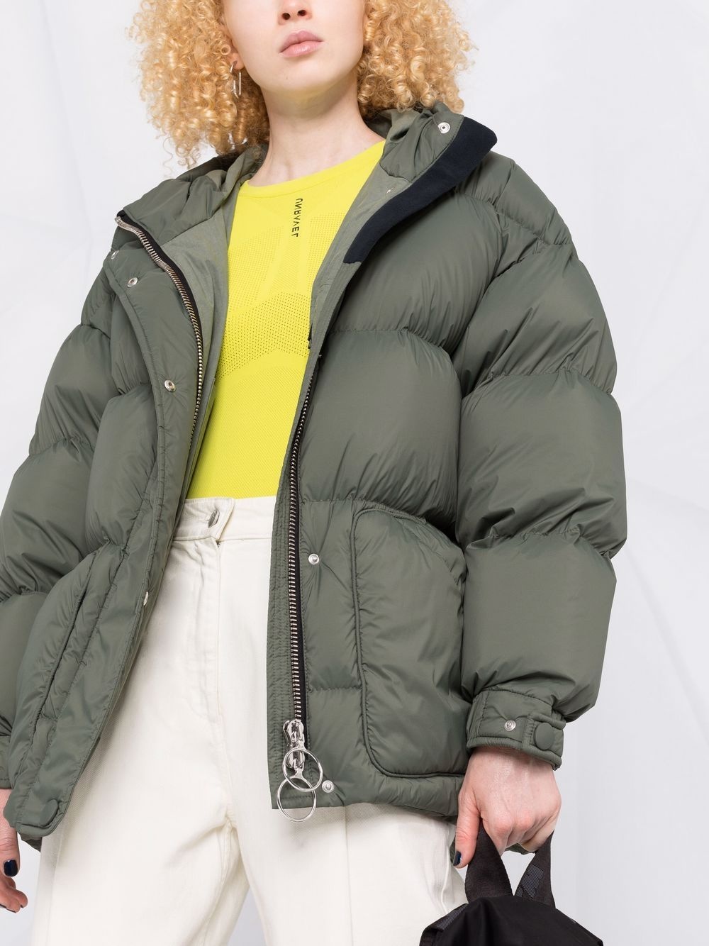 belted puffer jacket - 5