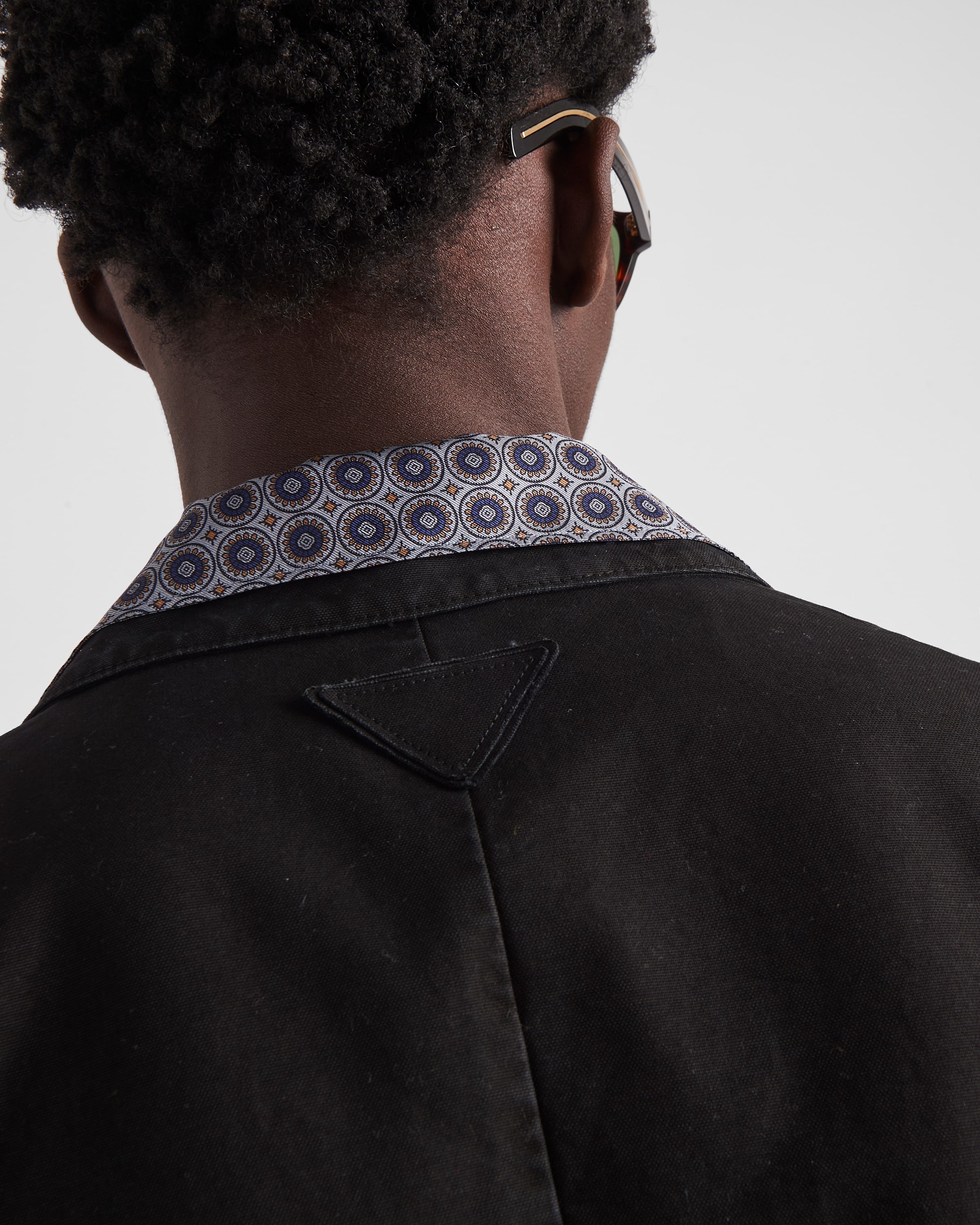 Double-breasted technical cotton coat - 4