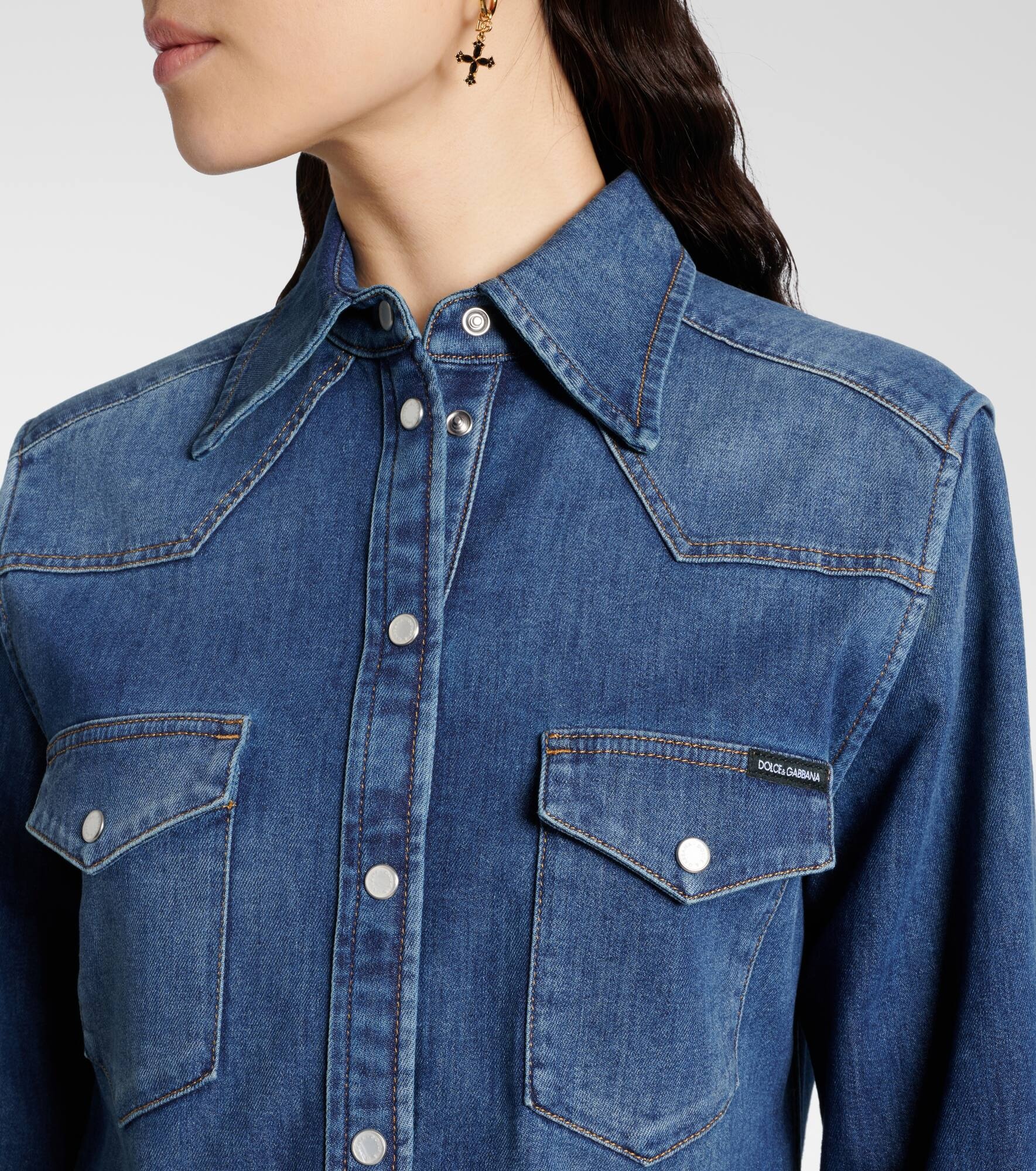 Denim shirt - 4