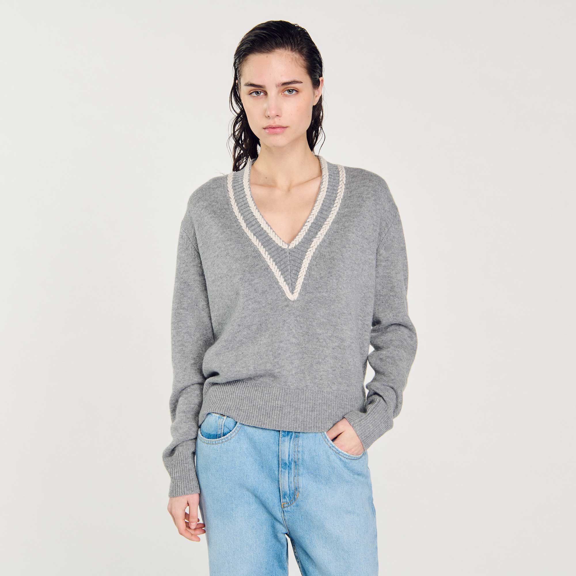 WOOL AND CASHMERE JUMPER - 5
