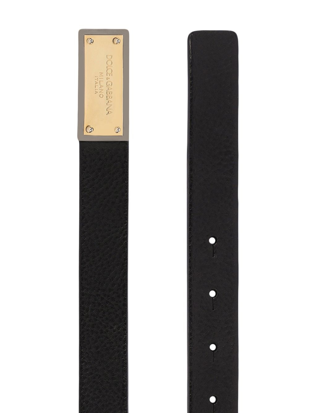 logo plaque belt - 2