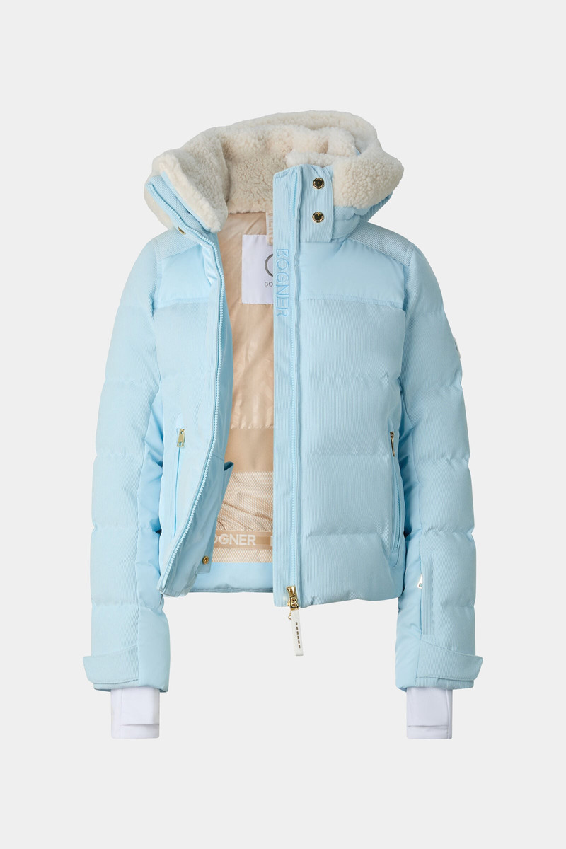 Minu Down Ski Jacket in Light Blue 2