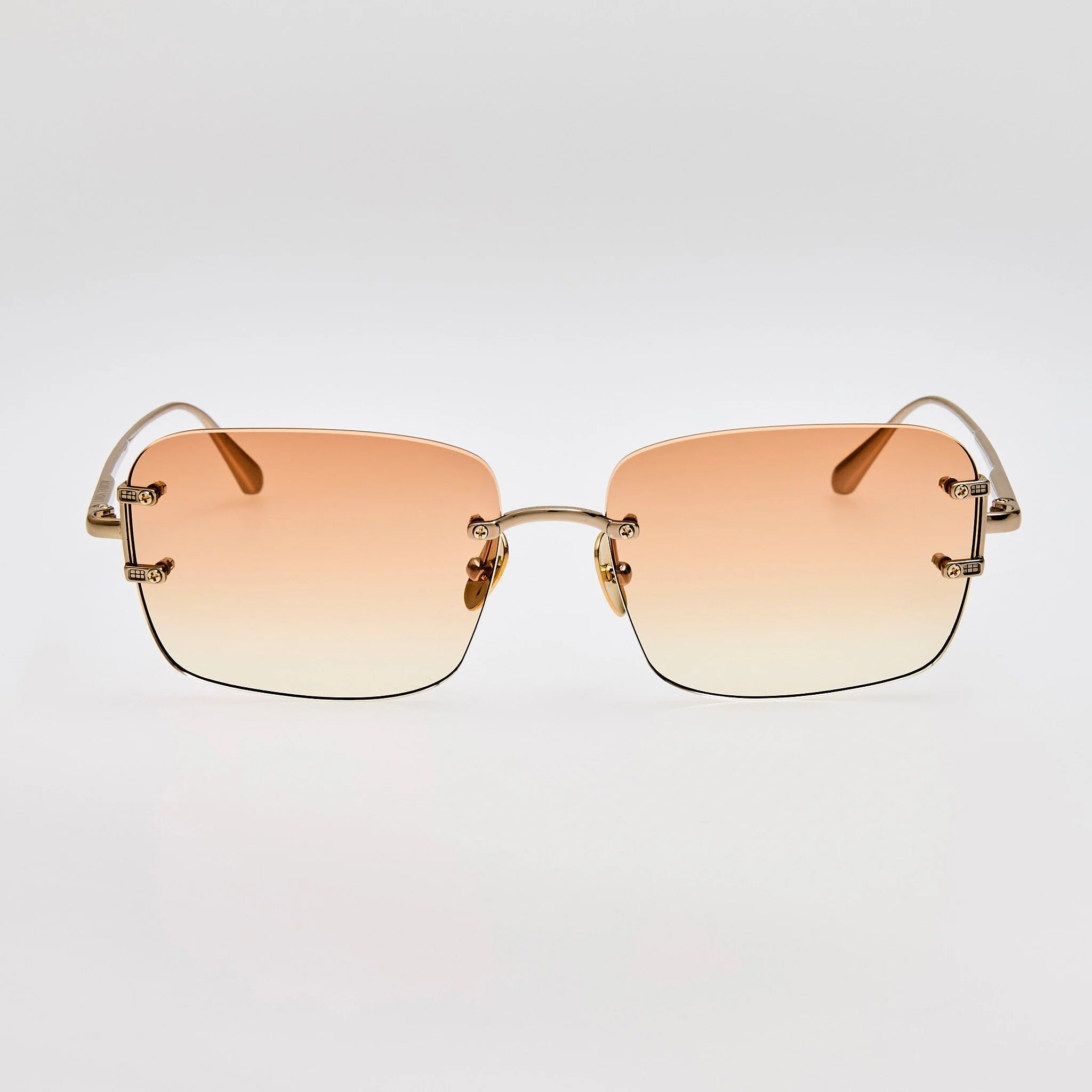 Sasha Sunglasses in Camel and Gold - 1