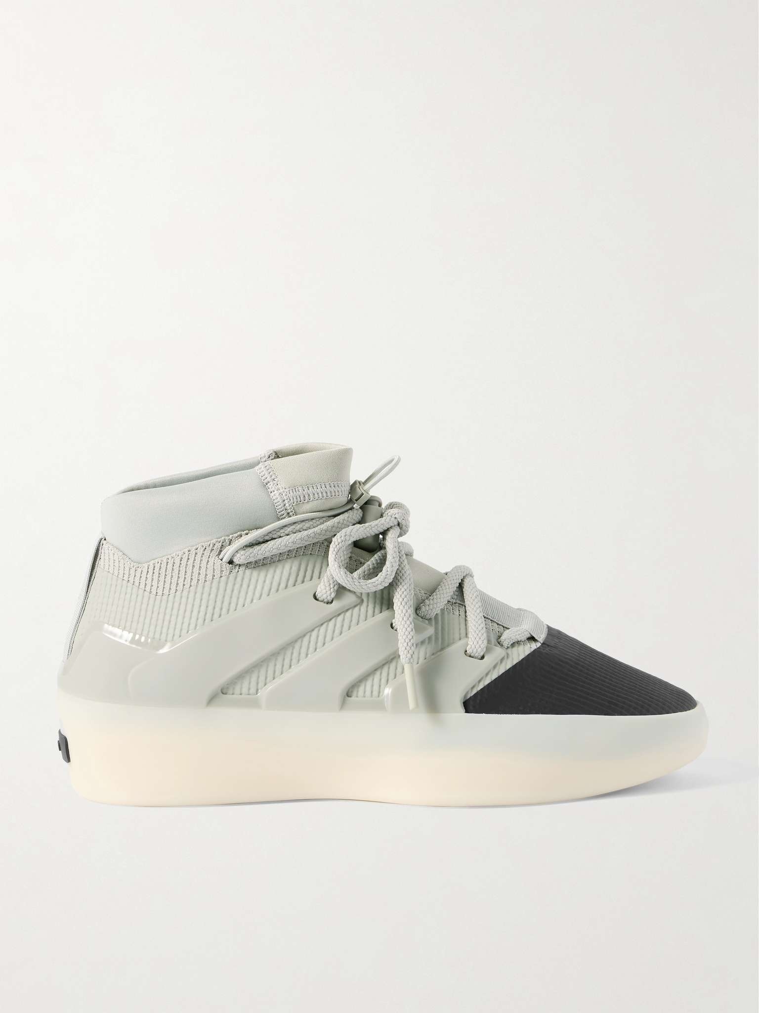 + Fear of God Athletics One Model Rubber and Scuba-Trimmed Stretch-Knit Sneakers - 1