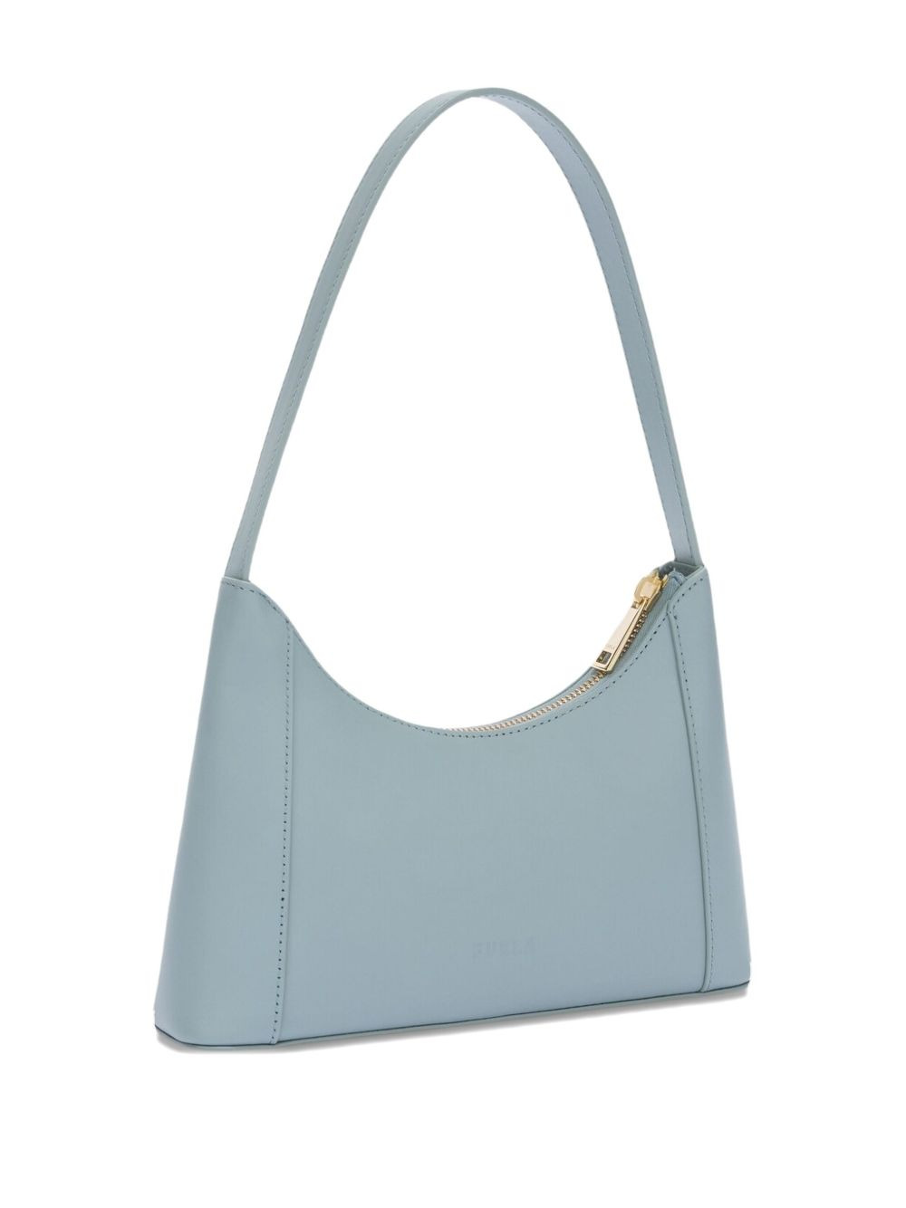Diamante logo-plaque shoulder bag - 3