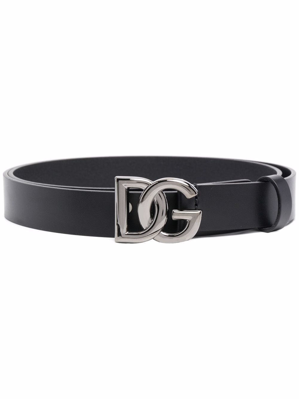crossed DG logo buckle belt - 1