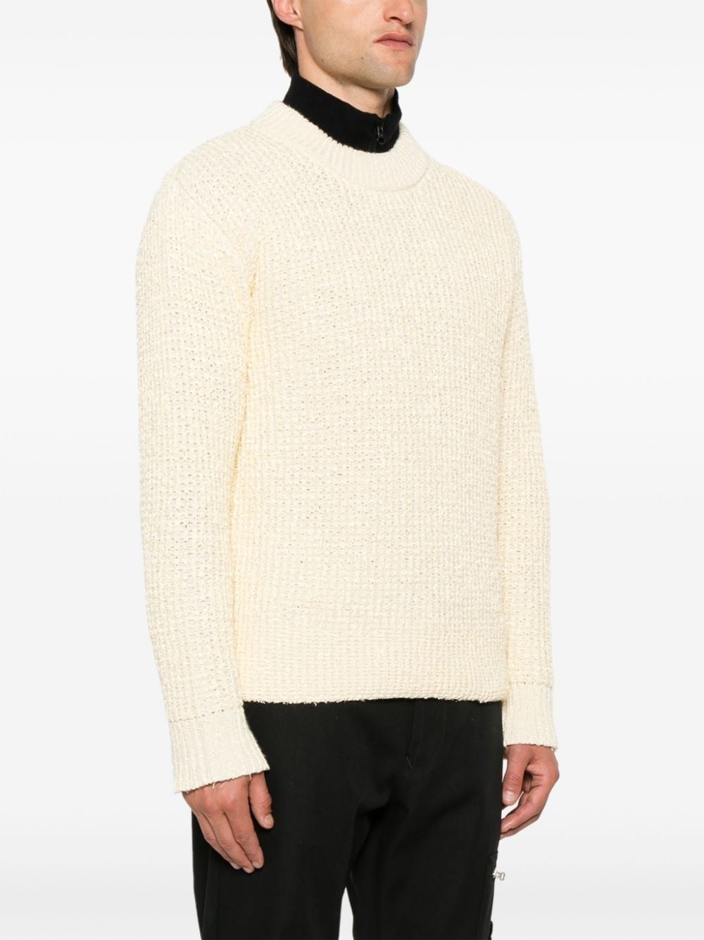 logo-patch sweater - 3